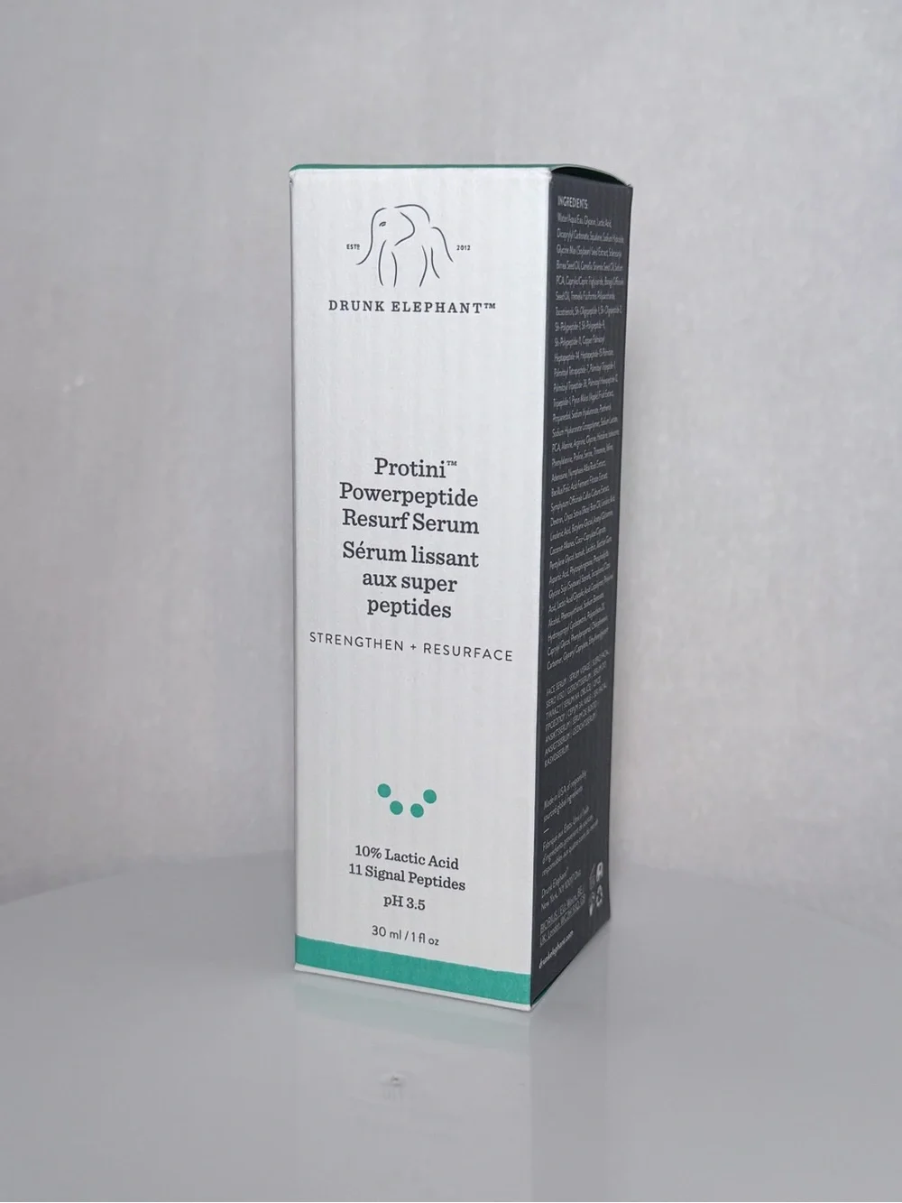 Drunk Elephant Protini Powerpeptide resurfacing Serum - 1 Oz retail $82